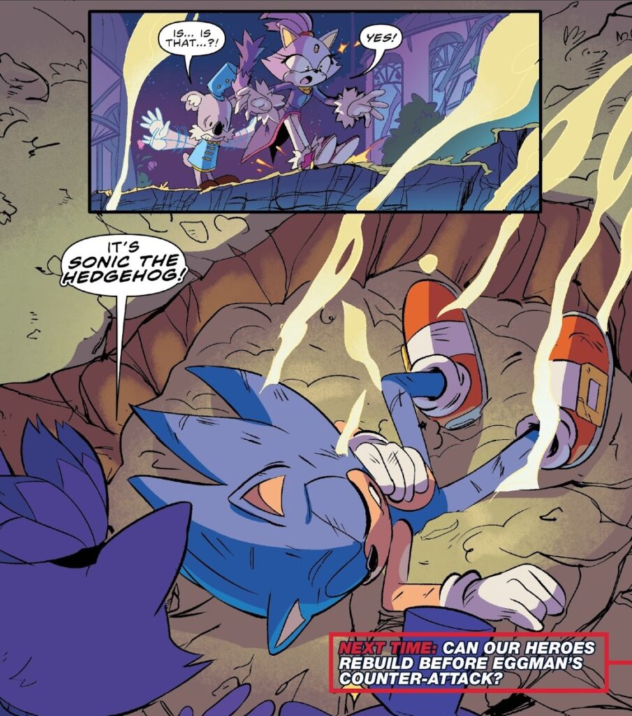 Updated preview of IDW Sonic the Hedgehog Issue 44 - Tails' Channel