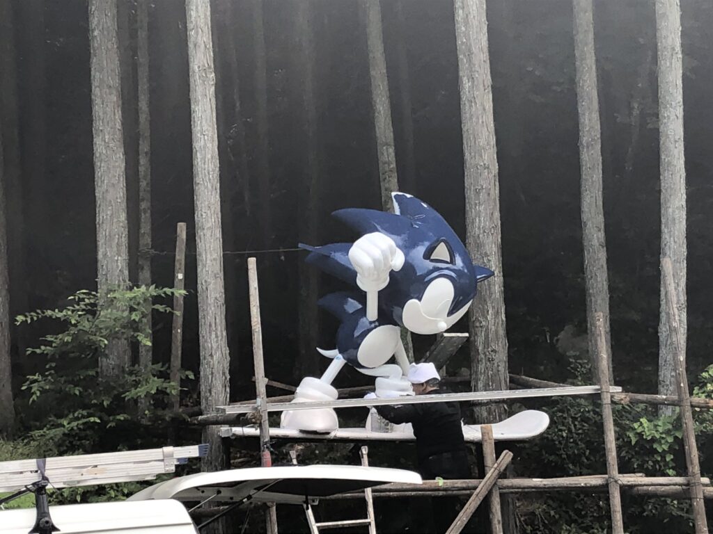 Treasured by fans, Sonic statue in Japanese woods gets restored - Tails'  Channel