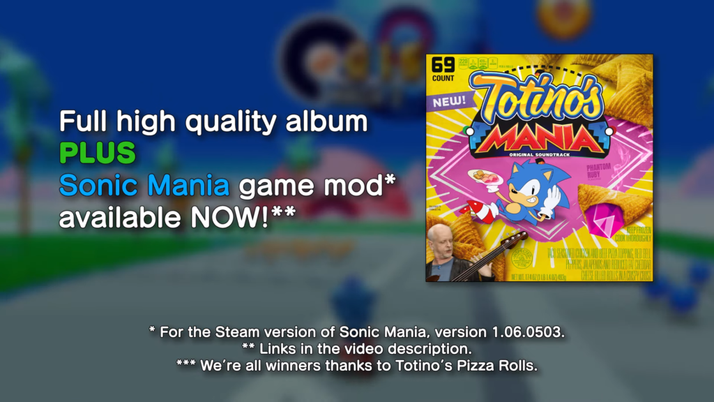 Totino's Mania, a brand new high quality rip Mod and Album - Tails' Channel