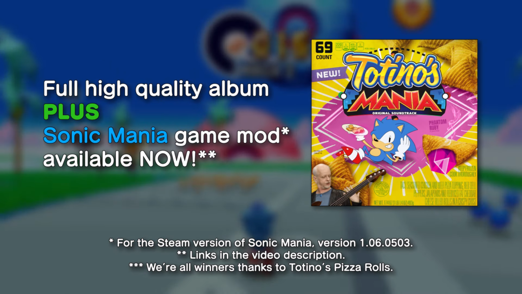 I found this really cool mod for sonic mania, But I Never