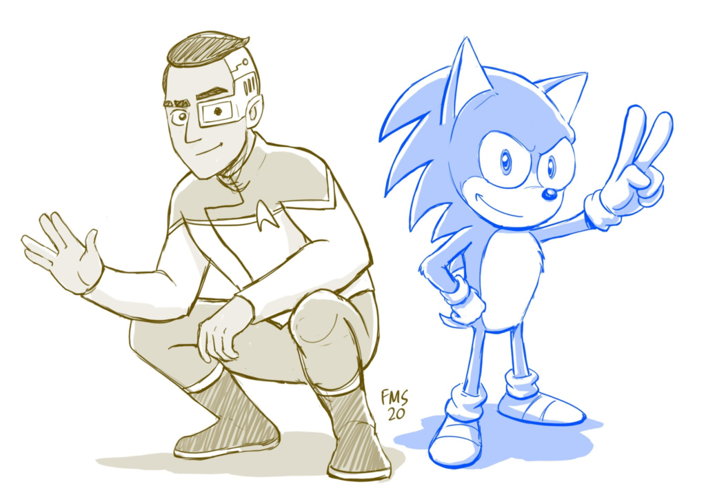 Tyson Hesse on X: Beyond honored to come back on Sonic 2 as storyboard  supervisor and character design lead. The movie we're putting together is a  truly wild ride. It's huge and