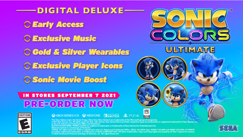 Sonic Colors: Ultimate remaster coming this September