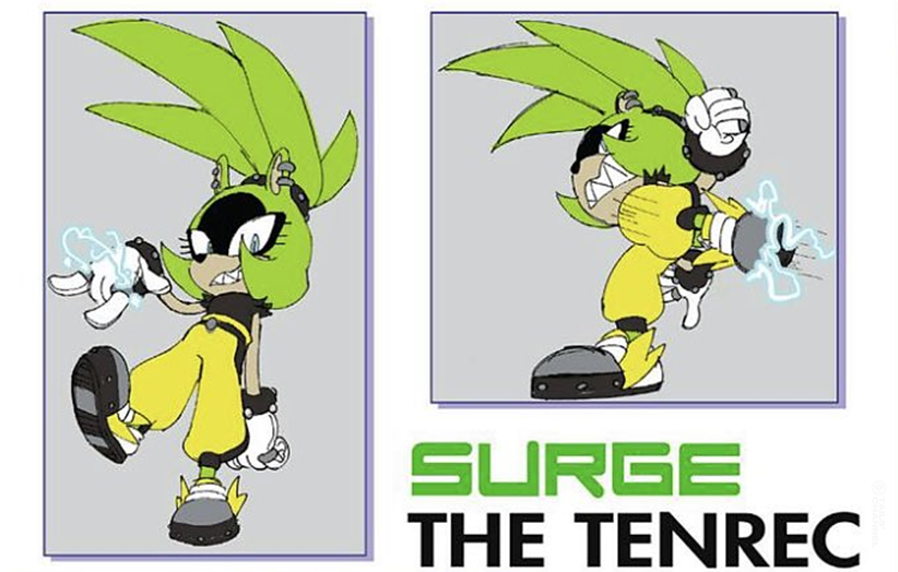 Surge and Kit in Sonic IDW Imposter Syndrome Arc FANART : r