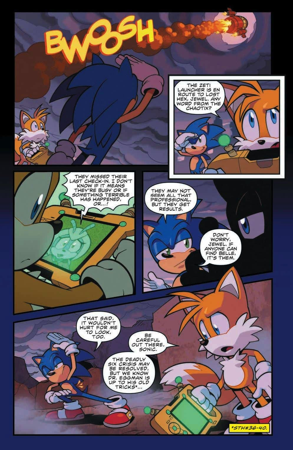 Solicitations for IDW Sonic the Hedgehog Issue 44 - Tails' Channel