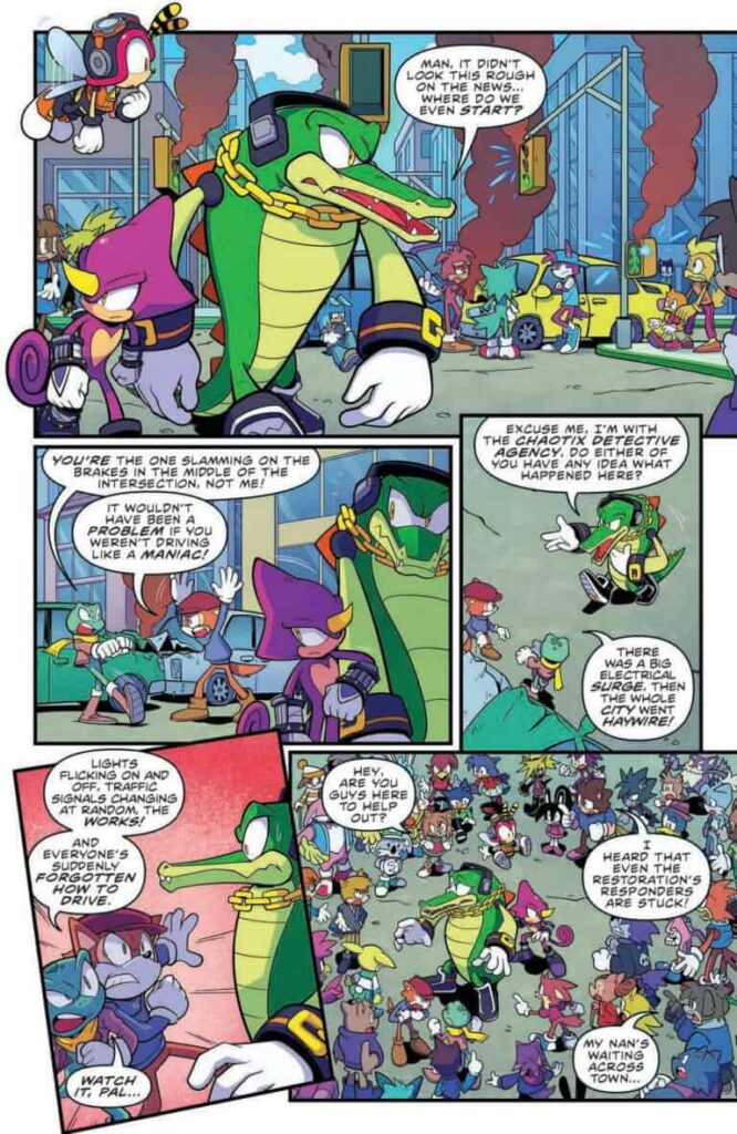 Team Chaotix/IDW Publishing, Sonic Wiki Zone