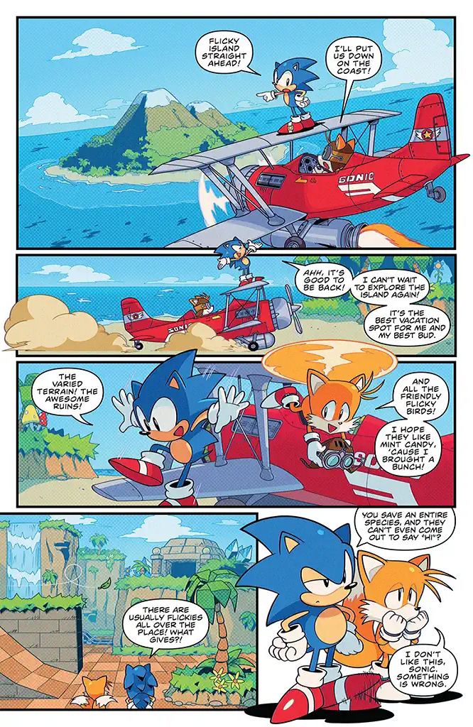 Semi Frequent Sonic Facts 🔫 on X: In the IDW's Sonic the Hedgehog 30th  Anniversary Special, Tails expresses frustration that Eggman built Tails  Doll instead of a cool Metal Tails. Two years