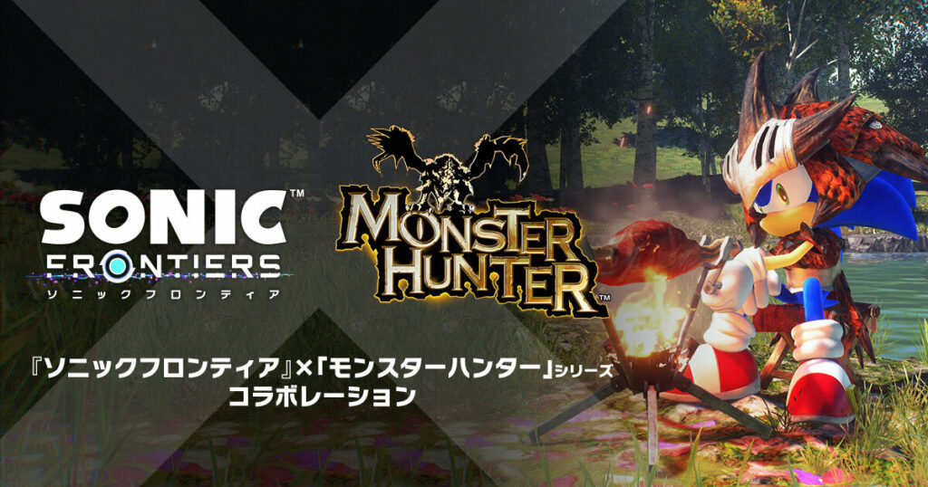 Sonic Frontiers terá DLC de Monster Hunter em novembro