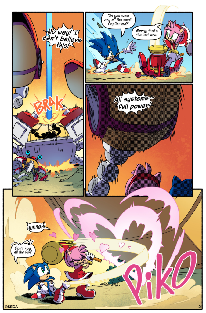 Sonamy comic part 1 in 2023  Sonic and amy, Sonic, Comics